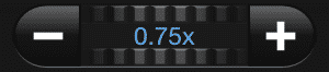 Anytune Tempo Control Slider